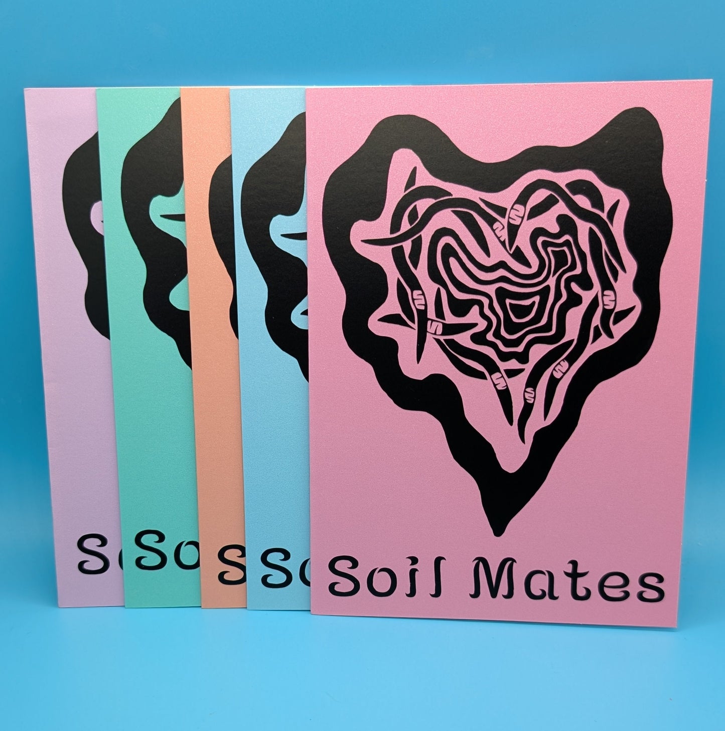 "Soil Mates" Worm Greeting Card