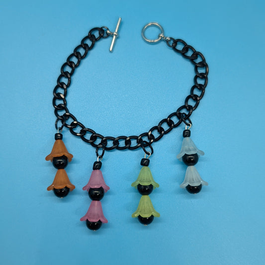 Multicolored Flower Bracelet