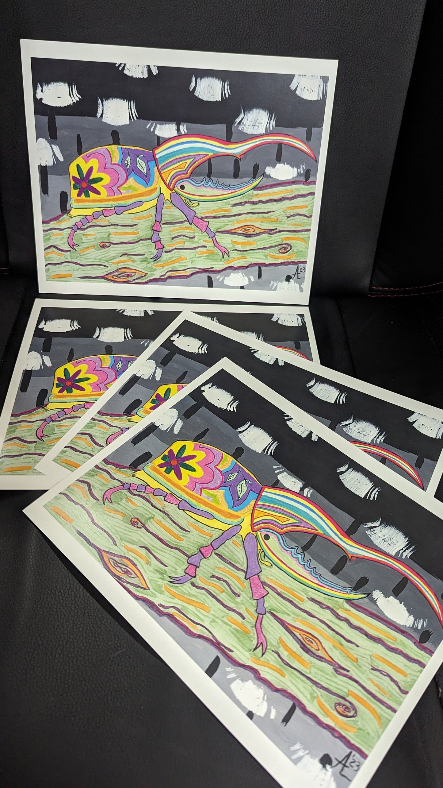 Hercules Beetle Art Print