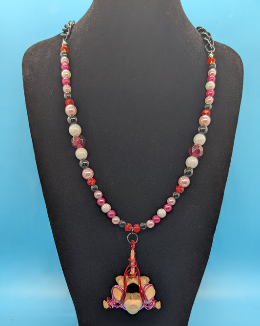 Valentine's Coyote Bone Necklace