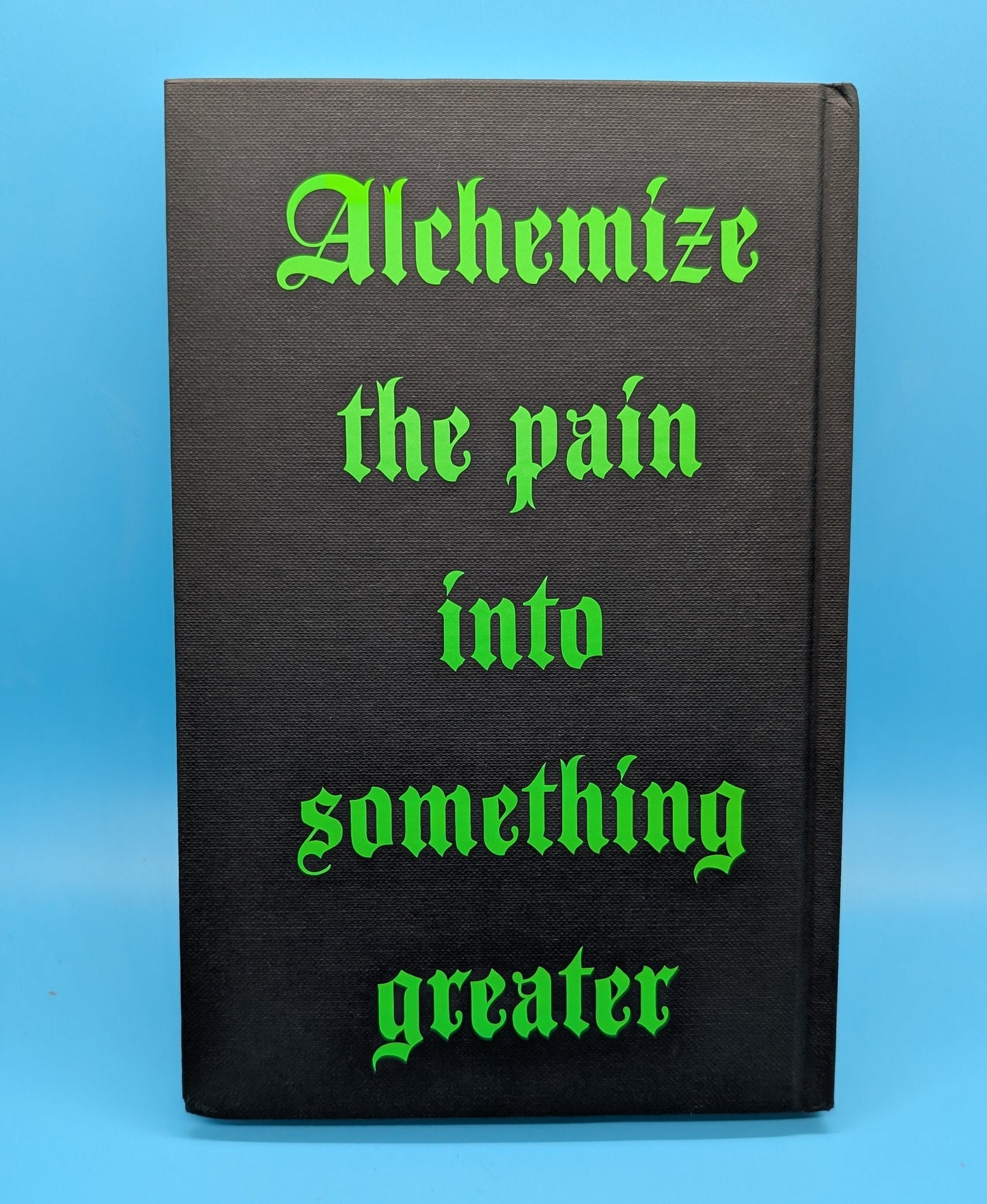 Green "Alchemize The Pain" Centipede Sketchbook