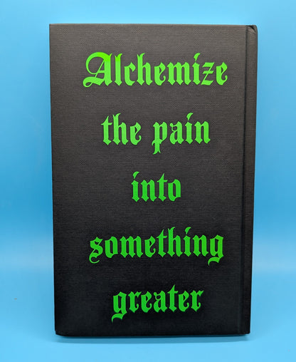 Green "Alchemize The Pain" Centipede Sketchbook