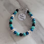 Teal Rattlesnake Bracelet