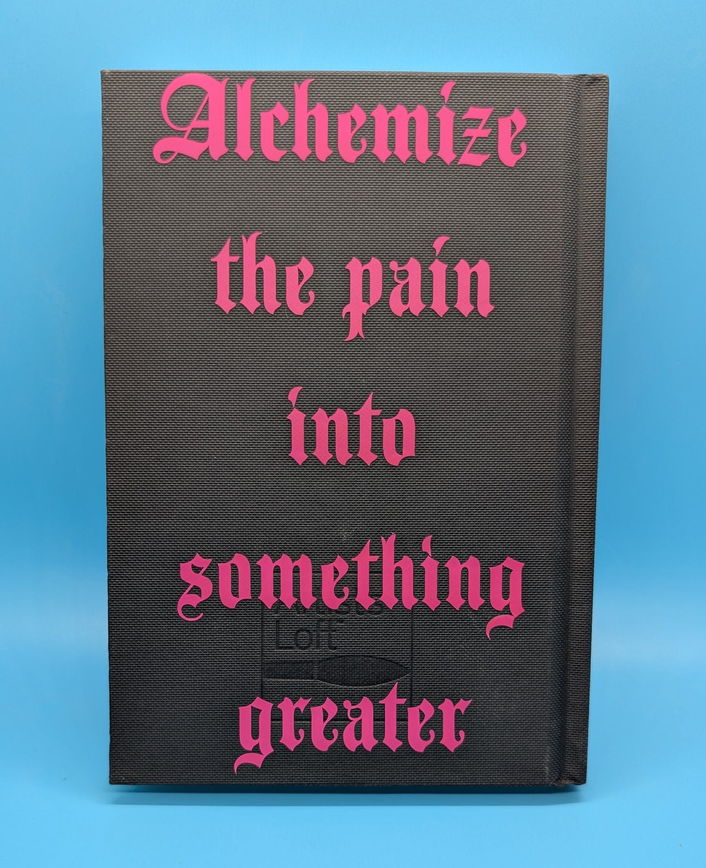 Pink "Alchemize The Pain" Centipede Sketchbook