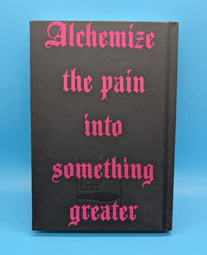 Pink "Alchemize The Pain" Centipede Sketchbook