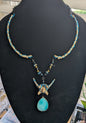 Blue Coyote Rib Necklace