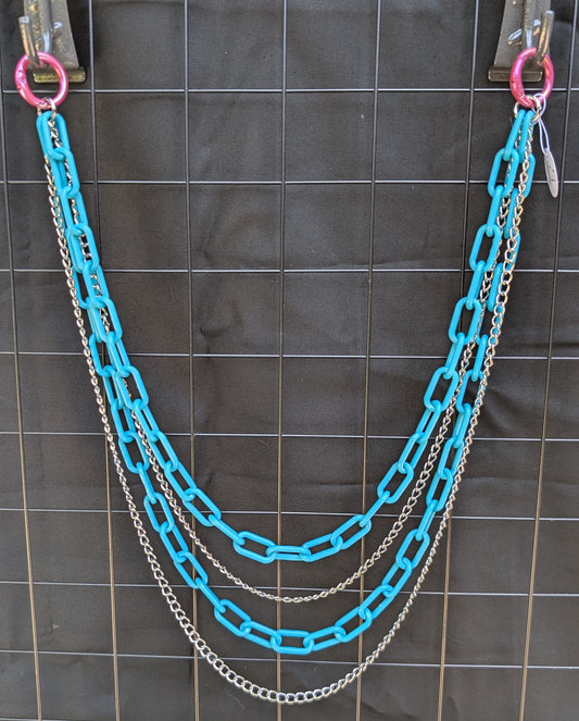 Blue & Silver Pant Chain