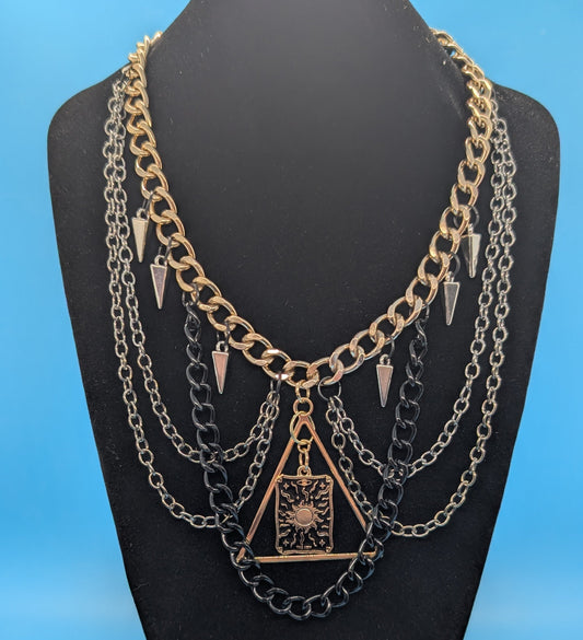 "The Sun" Chain Choker