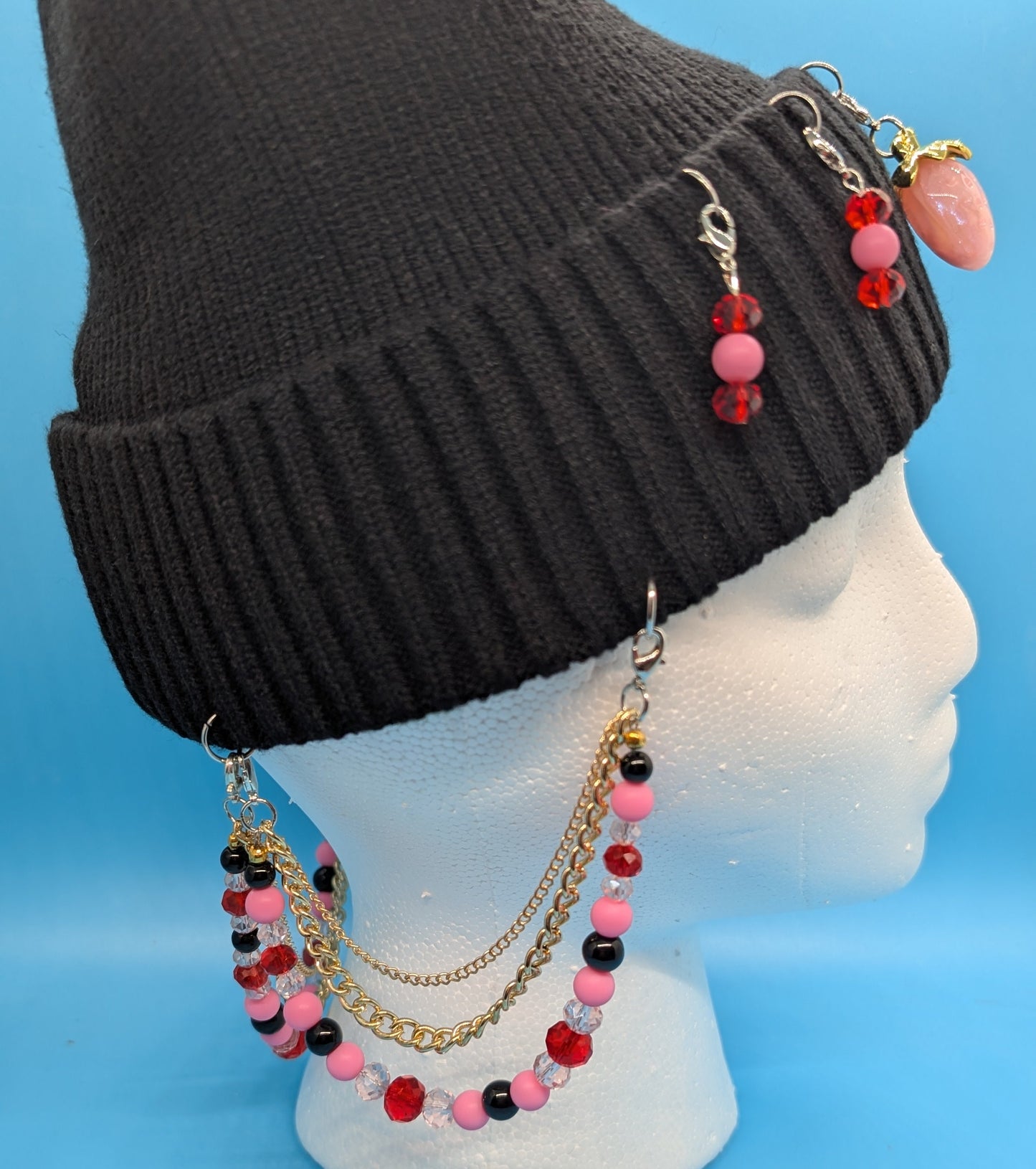 Strawberry Valentine Beanie - CLEARANCE
