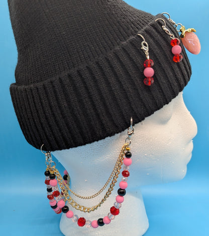 Strawberry Valentine Beanie - CLEARANCE