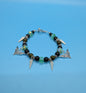 Black & Green Bat Bracelet