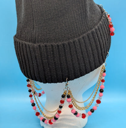 Strawberry Valentine Beanie - CLEARANCE